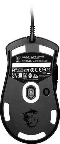 MSI CLUTCH GM51 LIGHTWEIGHT mouse Gaming Right-hand USB Type-A Optical 26000 DPI MSI CLUTCH GM51 LIGHTWEIGHT mouse Gaming Right-hand USB Type-A Optical 26000 DPI